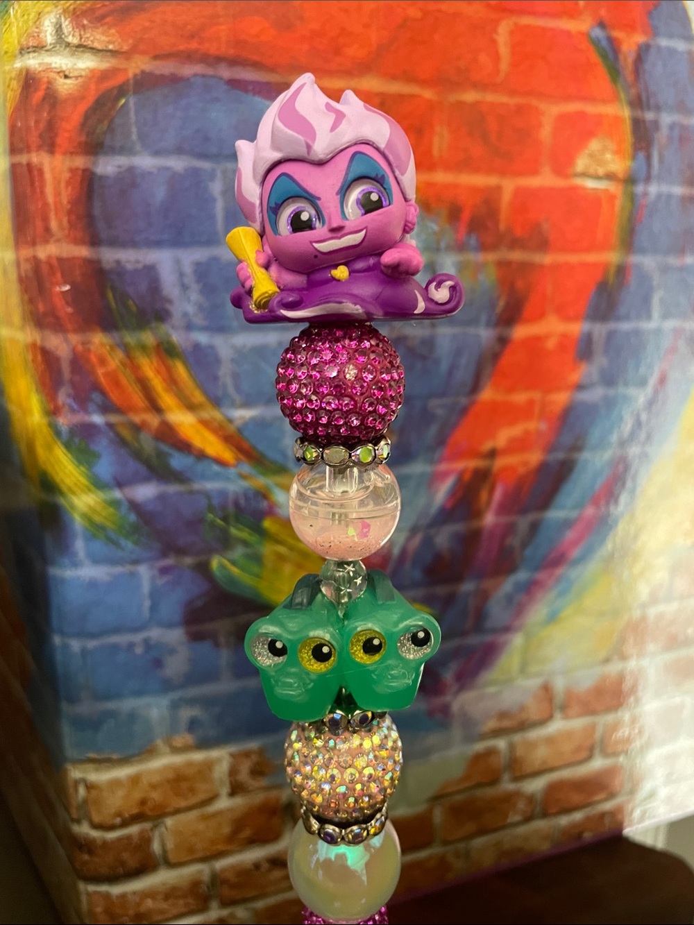 Ursula and Eels Disney Doorables Double bling pen on extender